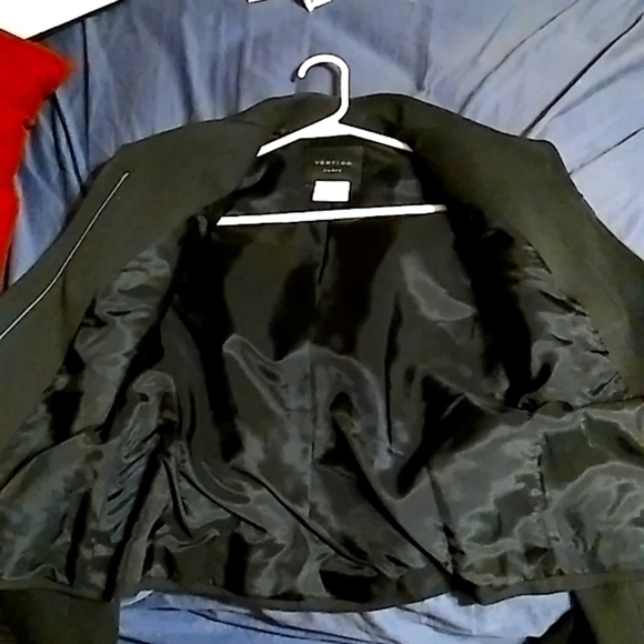 Nwot Vertigo Paris Small Black Zip Up Jacket/blazer gorgeous 😍 - Picture 6 of 6